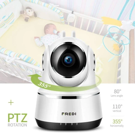 Babyphone Panoramique 720P FREDI : Comparateur, Avis, Prix 2 Babyphone Panoramique 720P FREDI : Comparateur, Avis, Prix – Image 2