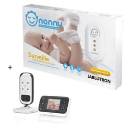 Moniteur Mouvements & Respiration + Babyphone Vidéo Sans Onde NANNY CARE : Comparateur, Avis, Prix