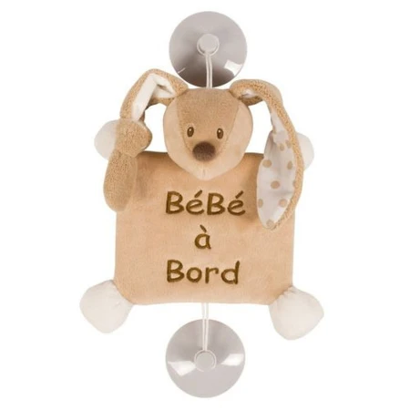 Bébé à Bord Lapin Thème Cappuccino NATTOU : Comparateur, Avis, Prix 1 Bébé à Bord Lapin Thème Cappuccino NATTOU : Comparateur, Avis, Prix